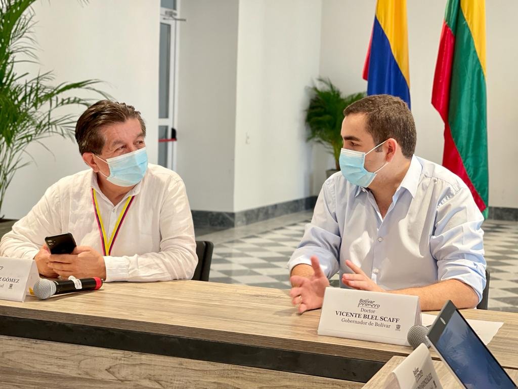Reunión Ministro Ruiz con Gobernador para invertir en Clinica Maternidad
