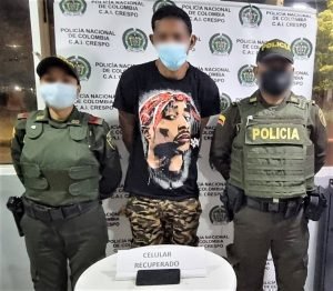 “El Diova” tenía azotado a turistas con el hurto a celulares en playas de Marbella y Crespo.