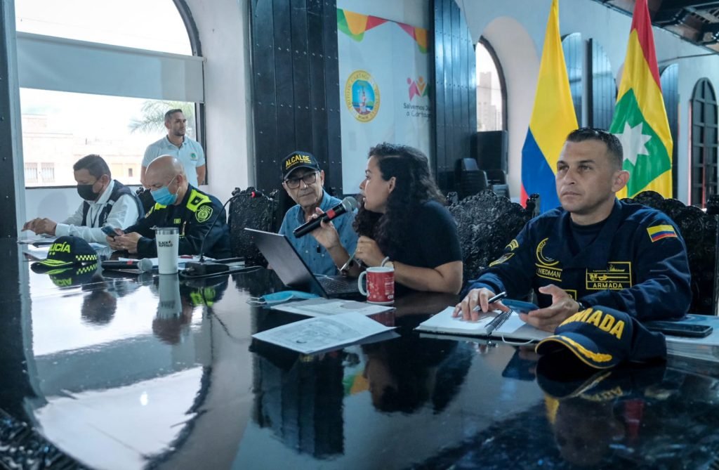 Autoridades-en-Cartagena-analizan-dispositivos-de-seguridad-para-segunda-vuelta-presidencial.
