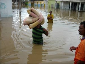 Chorro Cafiro amenaza con inundar a San Estanislao de Kostka.