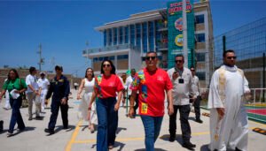 Alcalde Dumek Turbay inaugura la nueva Estación de Bomberos de Bocagrande.